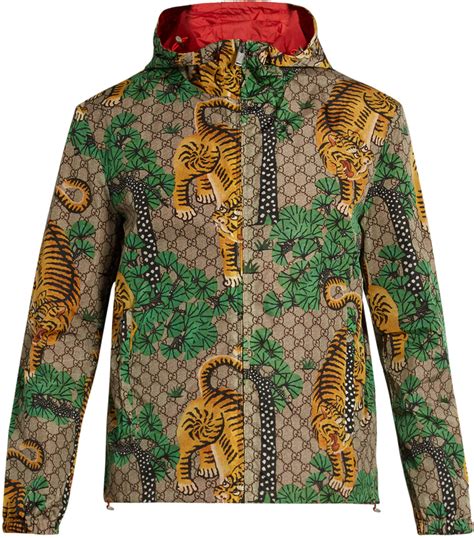 gucci jacket tiger black|Gucci tiger shopper.